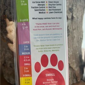 Protex Pawz Rubber Dog Boots, Small